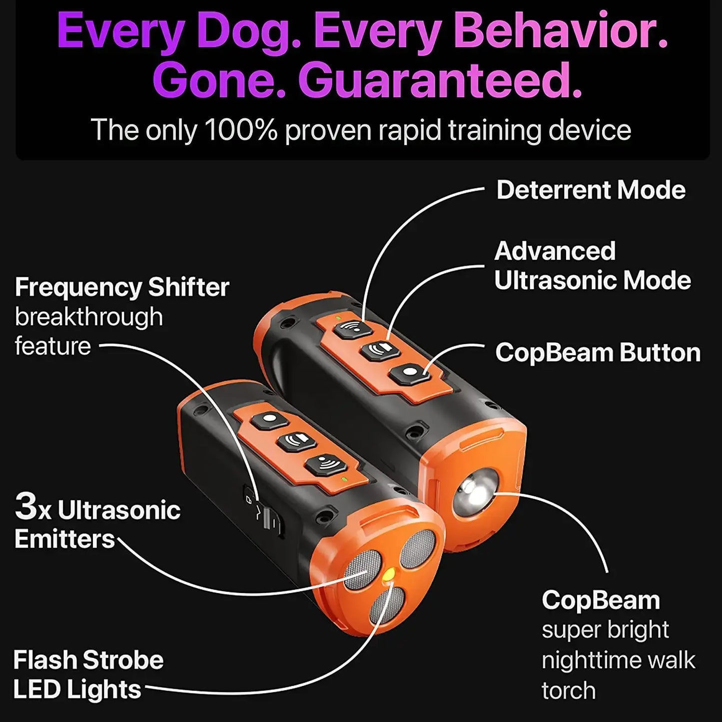Ultrasonic Pet Training and Deterrent